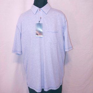 NWT ROUNDTREE & YORKE MEN'S COTTON POLO - SZ: LG